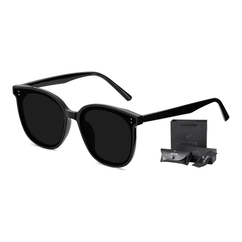 ENFANTIN Квадратные Солнцезащитные Очки Унисекс Черная Рамка