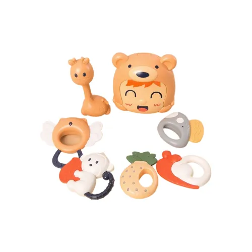 Youleen Игрушка-гусеница для малышей 0-1 год Образовательная для прорезывания зубов Безопасная для жевания Интеллектуальная игрушка