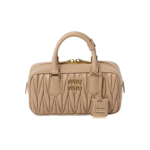 MIU MIU Arcadie series Овчина Сумка Женские Песочно-желтый