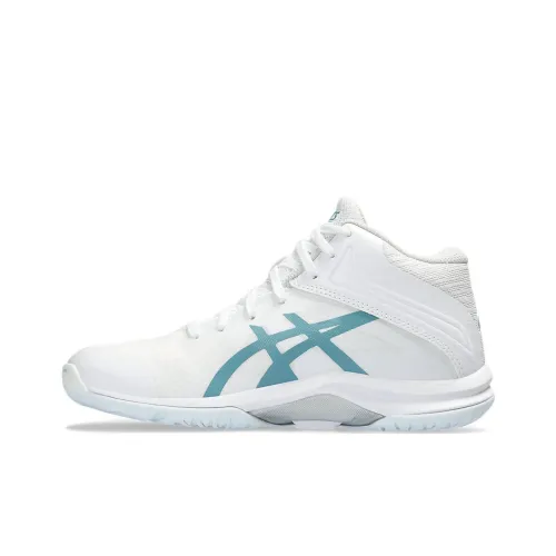 Asics Lady Gelfairy 8 MID Топ Баскетбольные кроссовки Женские Белый Синий