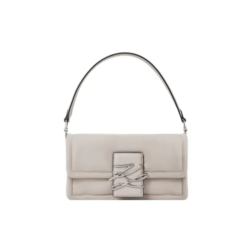 KARL LAGERFELD Нейлоновая сумка женский бежевый