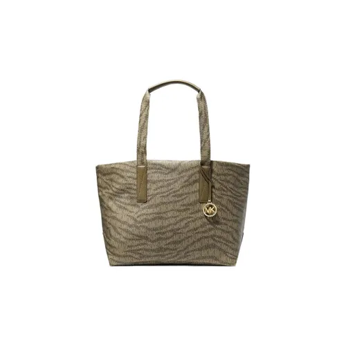 MICHAEL KORS Холст Тоут Сумка Сумка для покупок Сумка через плечо Сумка Большая Женская Оливковая