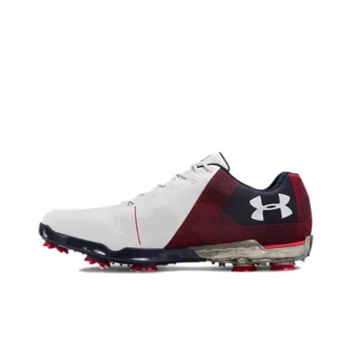Under Armour Spieth Golf Shoes Low Top White Men's