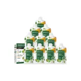 Многоцветная маска для волос с высоким содержанием влаги, 10 пакетов, каштаново-коричневый, черный