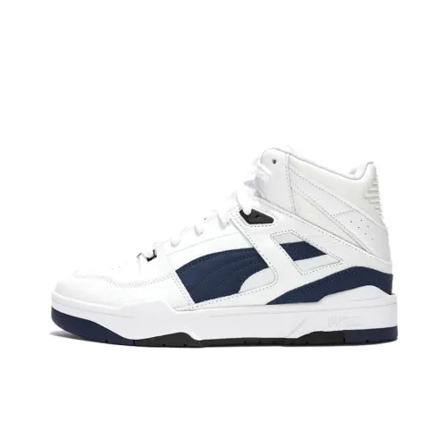 PUMA Slipstream MID Топ Повседневный Унисекс Белый Темно-синий