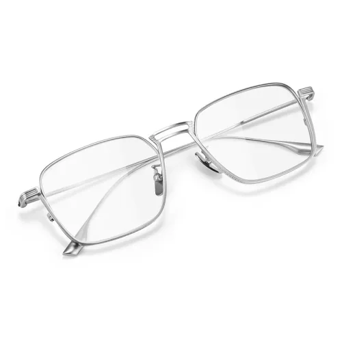 MUYKUY Чистый титан Квадратные оправы для очков Унисекс