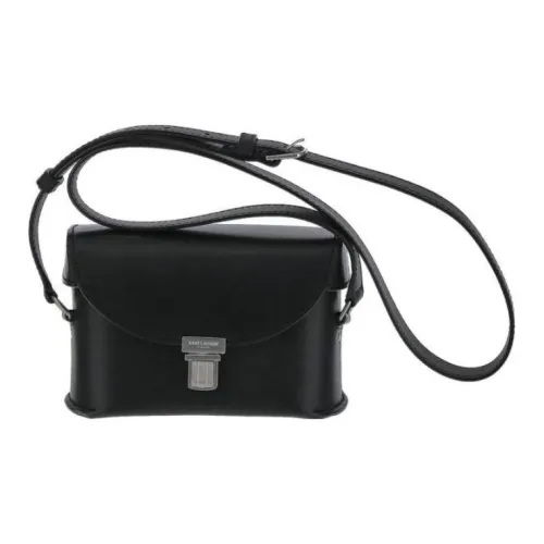 SAINT LAURENT Телячья кожа Сумка через плечо Стандартная Женская Черная