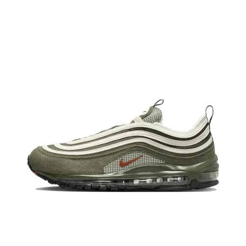 Nike Air Max 97 Low Топ Casual Мужской Зеленый