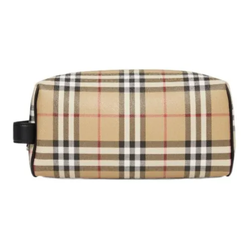 Burberry Телячья кожа Клатч Стандартный Мужской Бежевый