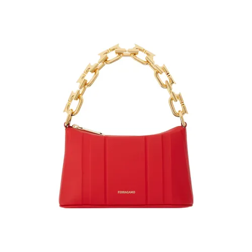 FERRAGAMO Корова Кожа Сумка Мини Женская Красная