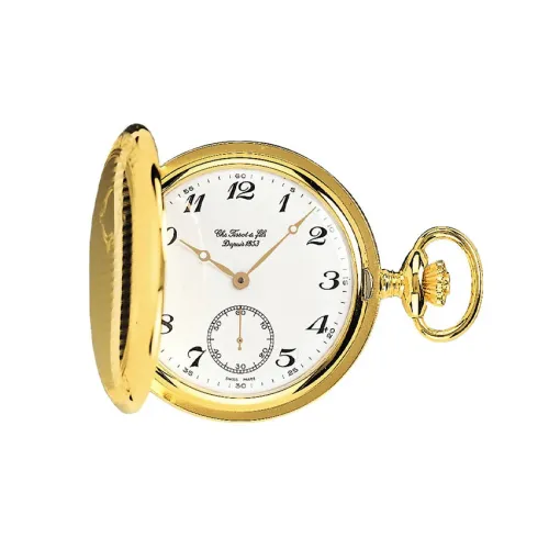 TISSOT Ручной завод латунь карманный часы 50 мм унисекс белый T83,4.402,12