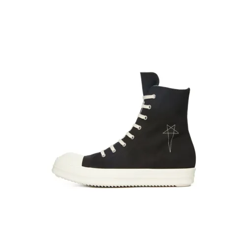 Rick Owens DRKSHDW Скейтборд Кроссовки Высокие Черные Мужские