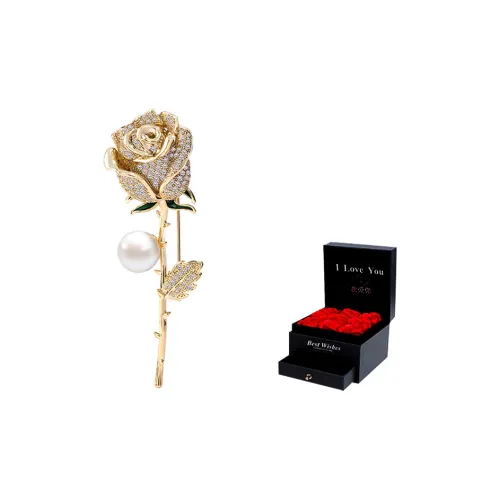 ROYALSASA Искусственный кристалл Броши Женские