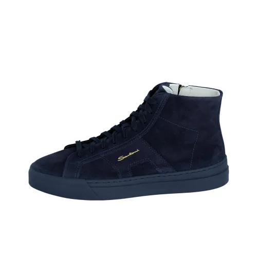 Santoni Ege Скейтборд Кроссовки Высокие Синий Мужской