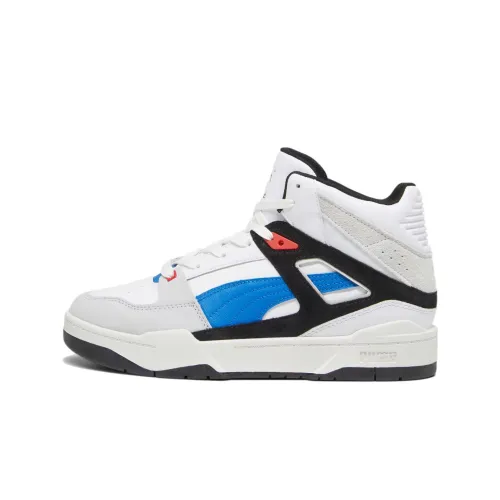 PUMA Slipstream High Топ Скейтборд Кроссовки Мужские Белый Черный Синий