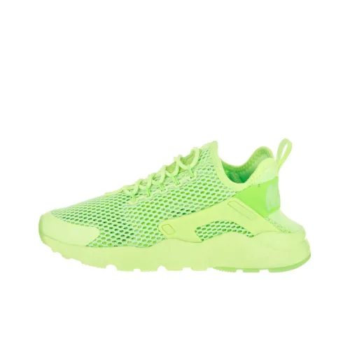 Nike Air Huarache Run Ultra Противоскользящий и Дышащий Низкий Топ Беговые кроссовки Женские Зеленый