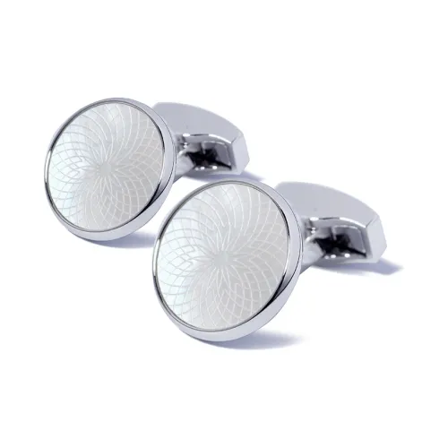 WILLIAM MILTON Латунь, Перламутровые запонки Мужские