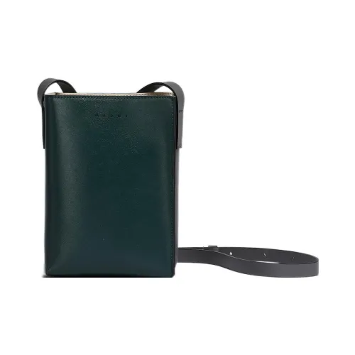 MARNI Museo Soft Телячья кожа Сумка через плечо Маленькая Мужская Яшма