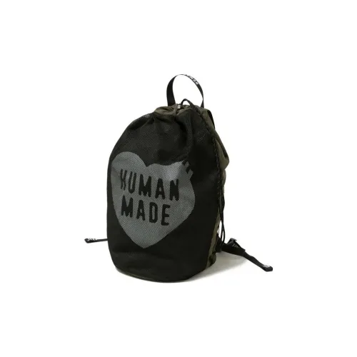 HUMAN MADE Нейлон с Полиэстер Рюкзак Стандартный Унисекс Оливково-коричневый