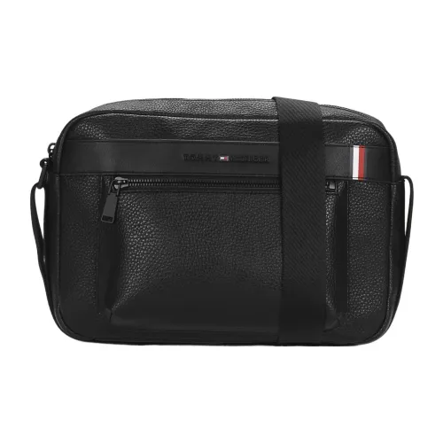 Tommy Hilfiger Кожа Сумка через плечо Мужская Черная