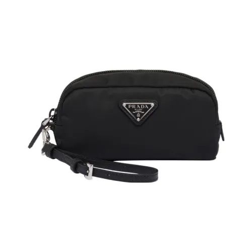 PRADA RE Нейлон Переработанный нейлон Клатч Унисекс Черный