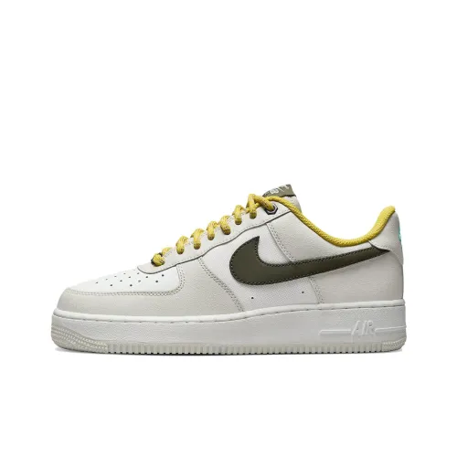 Nike Air FORCE 1 Премиум Low Топ Скейтборд Кроссовки Мужские Белые Зеленые
