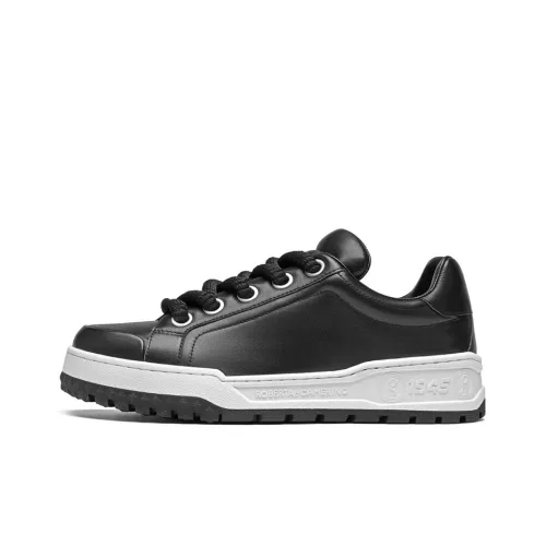 Roberta Di Camerino Анти-Низкая Юбка и Износостойкая визуально увеличивает рост Низкие Кроссовки для скейтбординга Мужские Черные