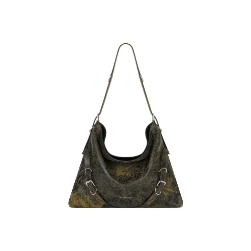 GIVENCHY Voyou Lambskin Crossbody Bag Shoulder Bag Large Women's Black Yellow GIVENCHY Voyou Lambskin Сумка через плечо Сумка на плечо Большая Женская Черная Желтая