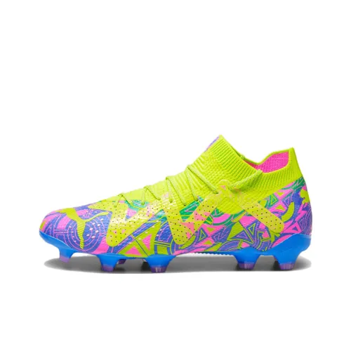 PUMA Future Ultimate AG Искусственная трава Футбольные бутсы Мужской Желто-синий