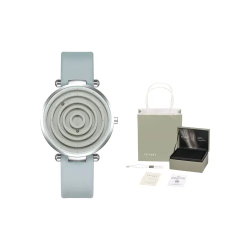 FEYERT Maze Collection Кварцевый механизм Естественная кожа Ремешок Часы Женские Многоцветный циферблат F20089