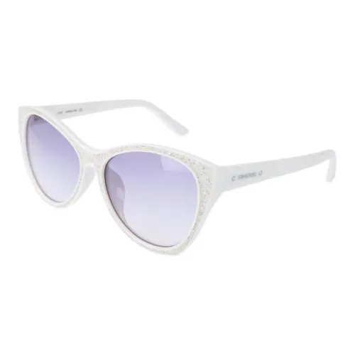 Swarovski Пластик Нерегулярная форма Солнцезащитные очки Женские Белые