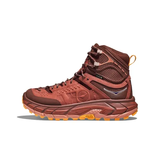 HOKA ONE ONE Tor Ultra Альпинистские и туристические ботинки Высокие Чили Соус Красный Унисекс