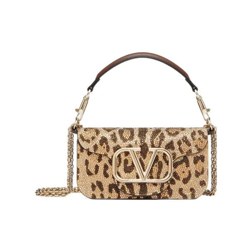 Valentino Locò Artificial Crystal Baguette Bag Crossbody Shoulder Bag Mini Women's Multicolor