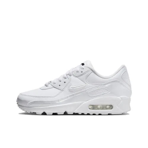 Nike Air Max 90 Low Топ Повседневная обувь Мужская Белая