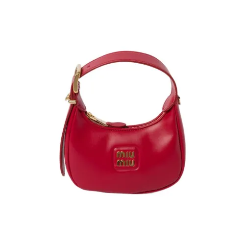 MIU MIU Сумка из кожи Hobo Женская Красная