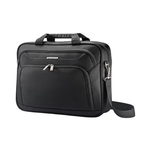 SAMSONITE Полиэстер 15 Дюйм Ноутбук Сумка Доска для ноутбука Сумка через плечо Сумка Обычная Мужская Черная