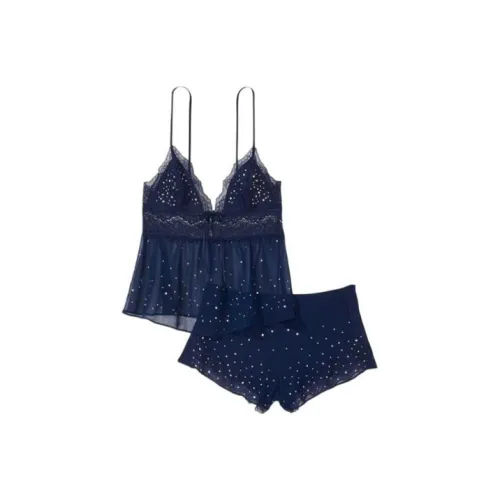 Victoria's Secret Морской синий Женские Пижамные Комплекты