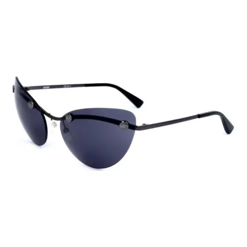 MOSCHINO Металл Нерегулярная форма Солнцезащитные очки Женские Черный