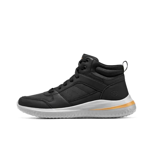 Skechers Delson 3,0 Высокие Топы Casual Мужские Черные