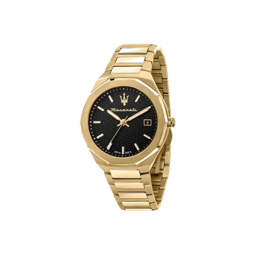 Maserati Кварцевый механизм Мужские часы 45мм*44мм*12мм Черный