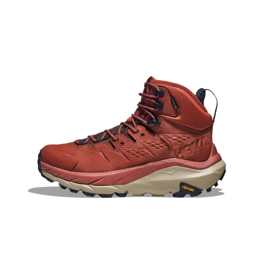 HOKA ONE ONE Kaha 2 GTX Амортизация Высокий Топ Альпинизм Походная обувь Мужская Красная
