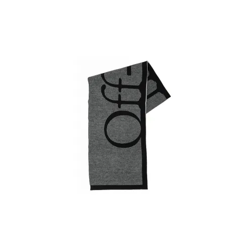 Off Белый Wool Knit Шарфы Женские