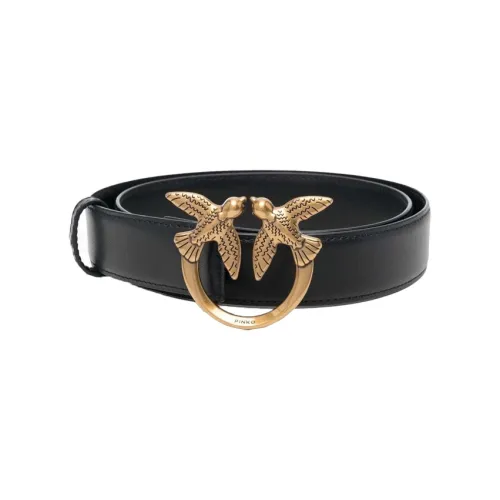 PINKO Кожаные ремни Женские Черный Ширина 3 см