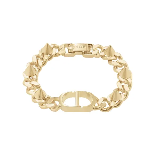 DIOR Металлические браслеты, золотые, женские