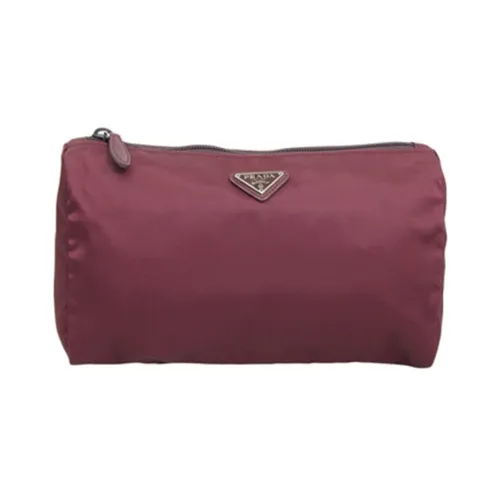 PRADA Нейлон Хранение Сумка для макияжа Женская Красная