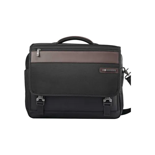 SAMSONITE Нейлоновая сумка для ноутбука 15,6 дюйма портфель сумка через плечо сумка мужская черная