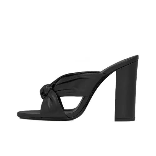 SAINT LAURENT Слипоны Женские Черные