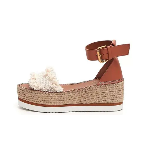 See By Chloe One Ремень Сандалии Женские Коричневый