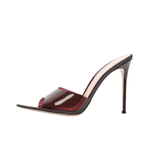 GIANVITO ROSSI Слипоны Бургундский Женские