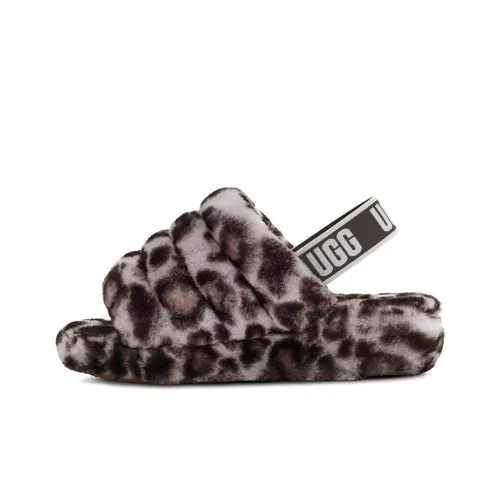 UGG FLUFF YEAH Стильные Сандалии Женские Серые